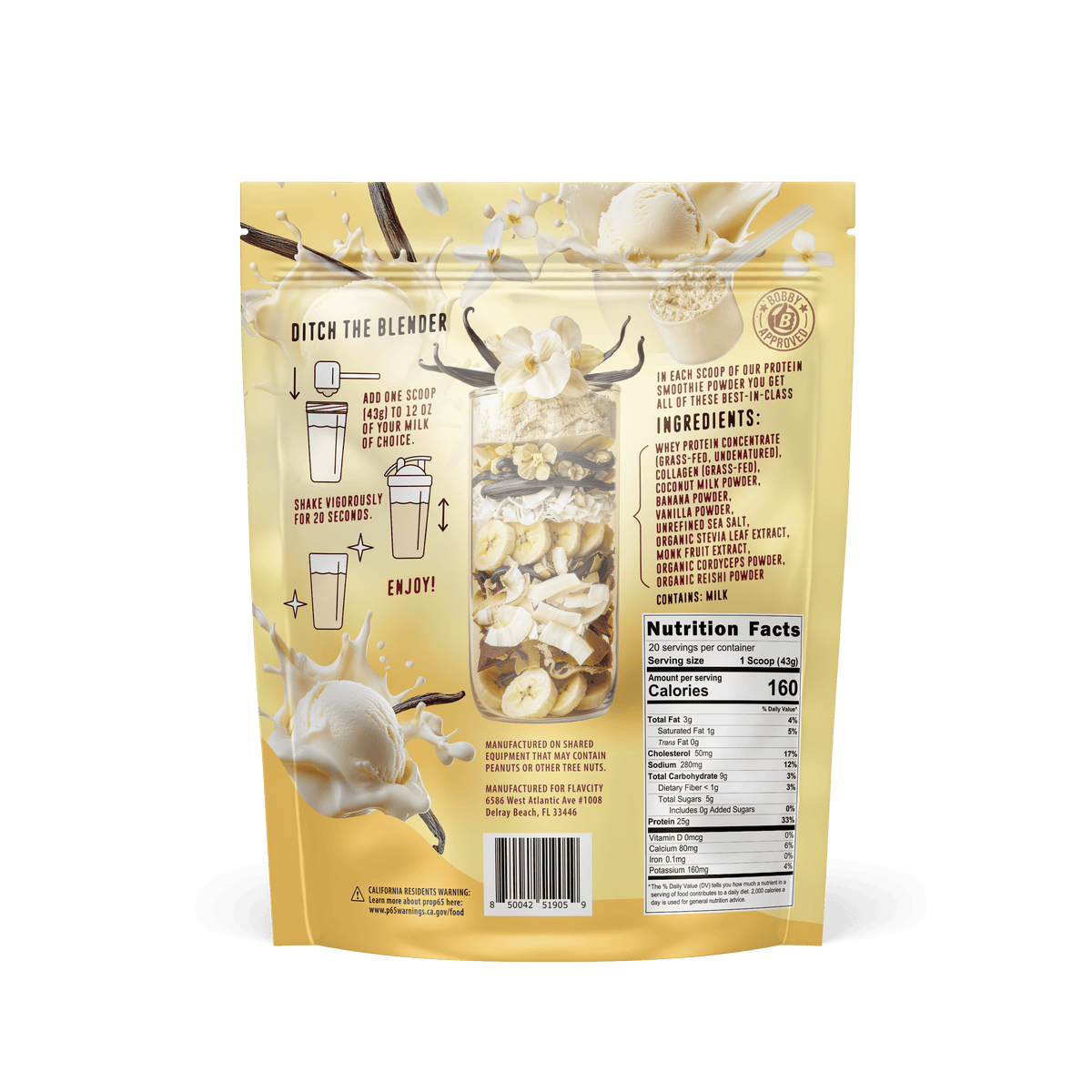 Vanilla Cream Protein Smoothie